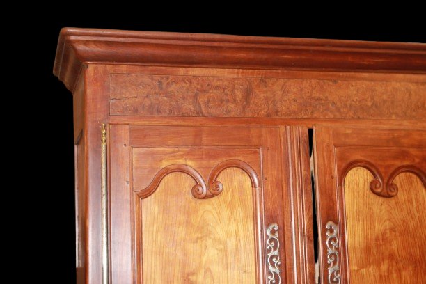 Double-body Sideboard In The Provençal Style, Made Of Cherry Wood-photo-2