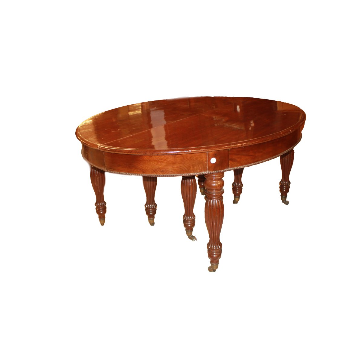 Stately, Extendable French Louis Philippe-style Oval Table-photo-4