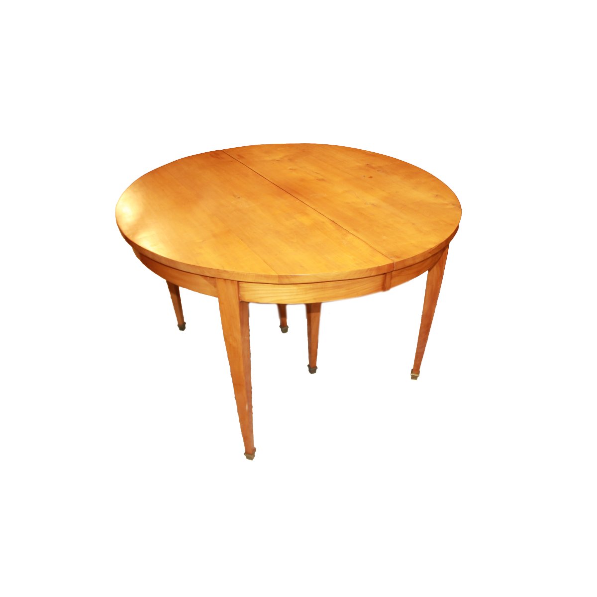Antique Oval Table Made Of Birch Wood From Northern Europe