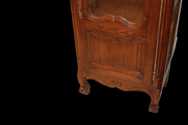 Small 19th-century Provençal Display Cabinet Made Of Oak-photo-4