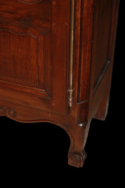 Small 19th-century Provençal Display Cabinet Made Of Oak-photo-1