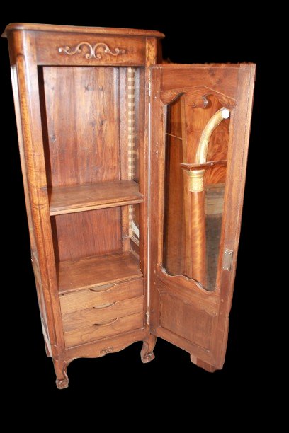 Small 19th-century Provençal Display Cabinet Made Of Oak-photo-3