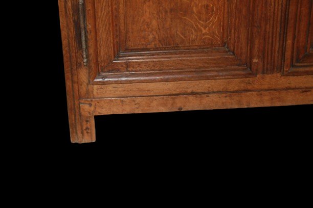 Provencal Two-door Oak Cabinet, Late 18th Century-photo-4