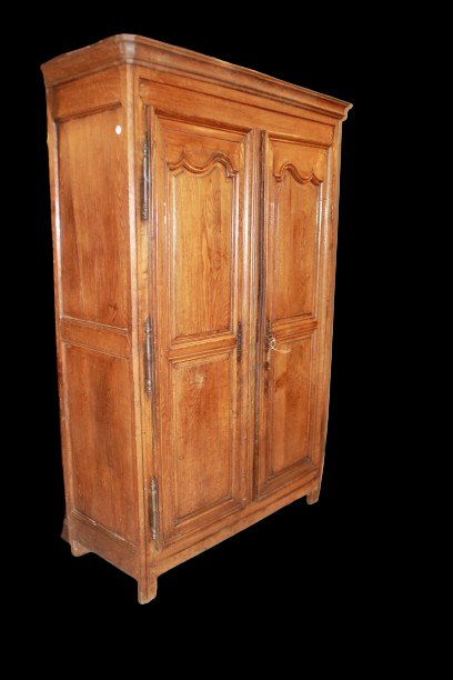 Provencal Two-door Oak Cabinet, Late 18th Century-photo-1