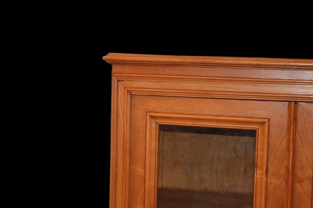 Rustic Double-cabinet Display Case Made Of Elm, Late 19th Century-photo-2