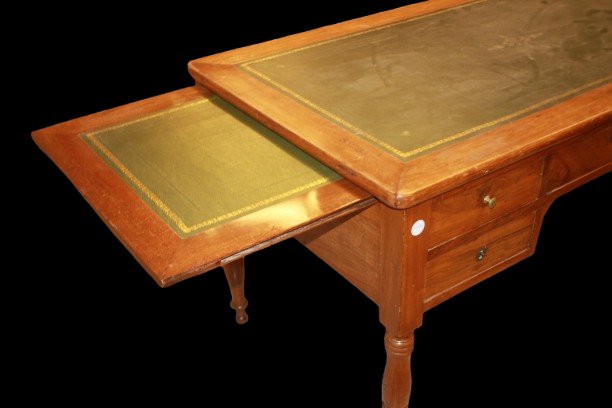 Mid-19th-century Louis-philippe-style Walnut Desk-photo-3