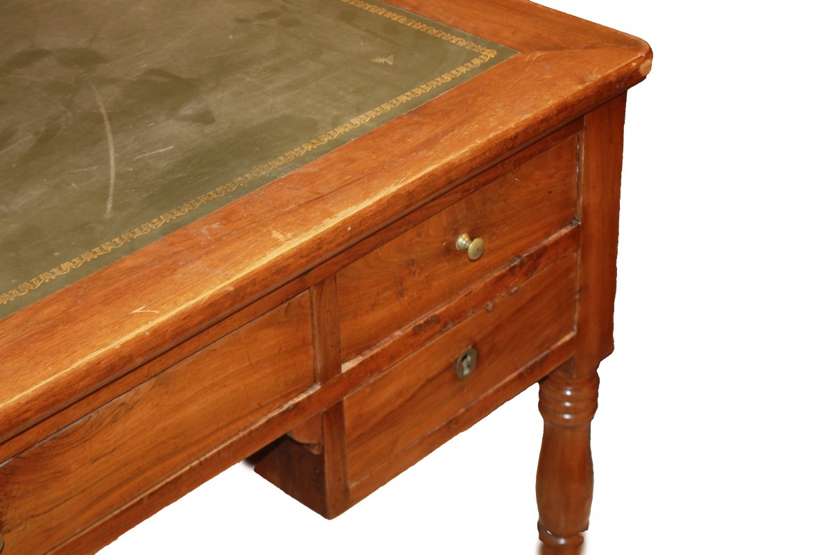 Mid-19th-century Louis-philippe-style Walnut Desk-photo-4