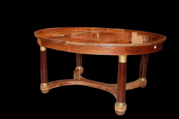 Late 19th-century French Empire-style Extendable Dining Table-photo-1