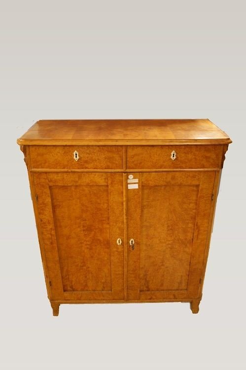 High Buffet In Birch From Northern Europe From The 1800s-photo-2