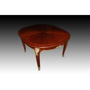 Superb Louis XV French Extension Table 1800 With Bronzes