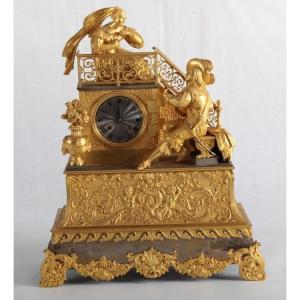 Pendule Empire Roméo & Juliette De 1800