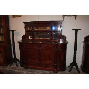 Pair Of Large Mid-19th-century Mahogany Sideboards In The Louis Philippe Style