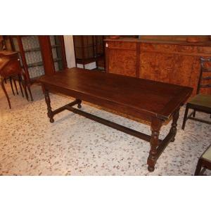 Large French Rustic Table From The Early 1800s In Chestnut Wood