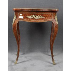 French Dressing Table From The First Half Of The 1800s, Louis XV Style, In Rosewood