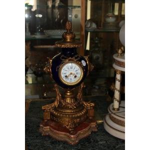 French Table Clock From The Second Half Of The 19th Century, Louis XV Style