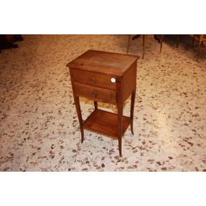 French Rustic Living Room Table From The Late 1800s, Made Of Cherry Wood