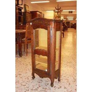 Small French Low Hanging Display Cabinet From The Second Half Of The 19th Century, Provencal