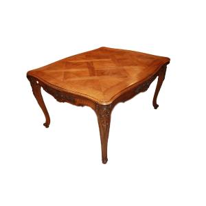 19th Century French Extendable Square Table – Provençal Style In Walnut