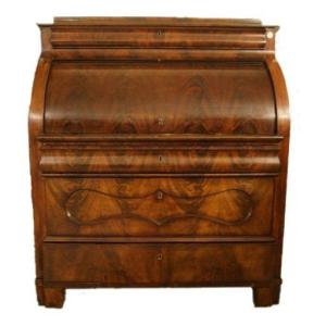 Roll-top Chest Of Drawers From Northern Europe, Dating Back To The First Half Of The 1800s, In 