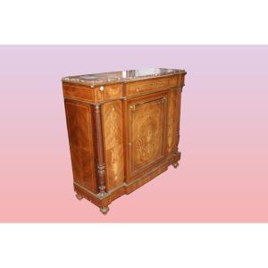 Superb French Servant From The Mid-1800s, Louis XVI Style, In Bois De Violette Wood