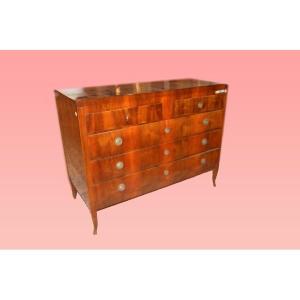 Beautiful Italian Chest Of Drawers From The Late 1700s To Early 1800s, Transition Style