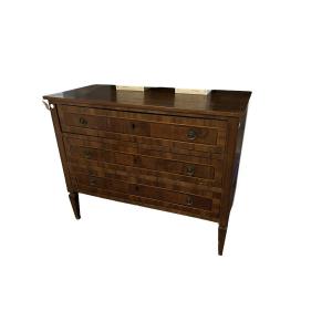 Italian Louis XVI Walnut Chest Of Drawers – Early 19th Century