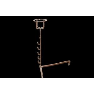 Pair Of Italian Wrought Iron Andirons – Late 18th Century