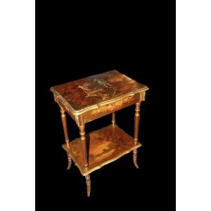 French Dressing Table In The Vernis Martin Style From The Second Half Of The 1800s