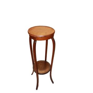 Support de Plante Anglais Style Victorien en Acajou – Fin XIXe Siècle