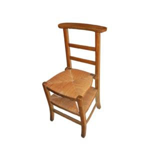 Ensemble de 6 Chaises-Genuflectoires Françaises, Fin XIXe Siècle, Bois de Noyer