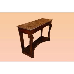 Empire-style Mahogany Console Table