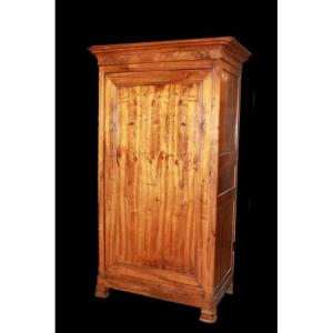 French Louis Philippe-style 1-door Sideboard In Walnut, 1800