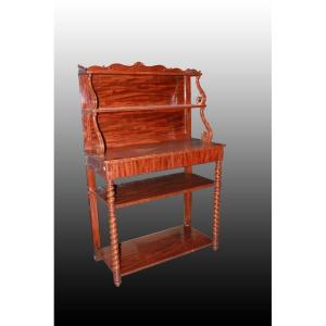 19th-century French Sideboard In The Louis Philippe Style, Made Of Mahogany