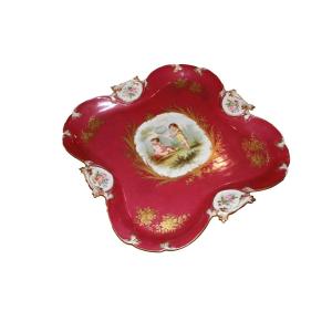 Plateau en Porcelaine de Sèvres – XIXe Siècle