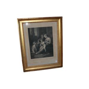 19th-century French Print Depicting The Holy Family