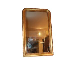 Vertical Rectangular Mirror, 19th-century Louis Philippe Style