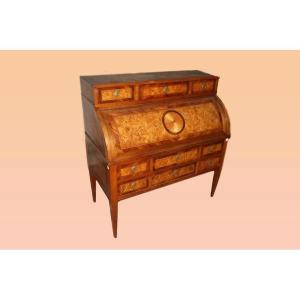 Austrian Louis XVI Style Rolling Desk Early 1800 In Heather