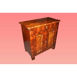 Early 1800s Northern European Biedermeier Style Walnut Wood Sideboard