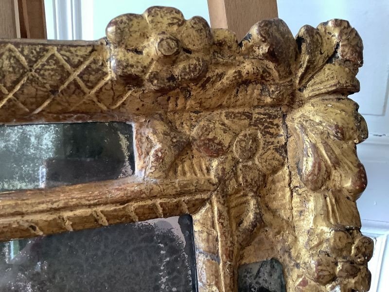 Regency Period Golden Wood Mirror-photo-4