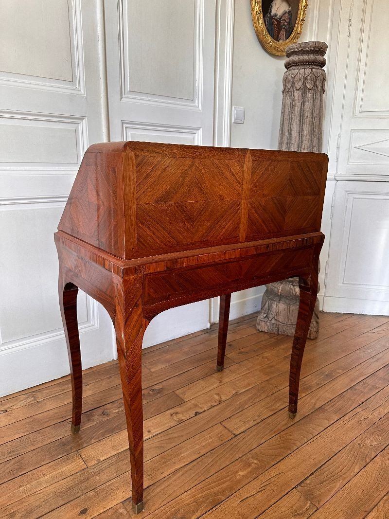 Bureau De Pente époque Louis XV-photo-3