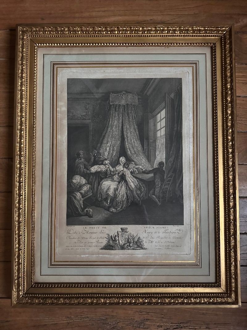 Gravure "le Fruit De l'Amour Secret"