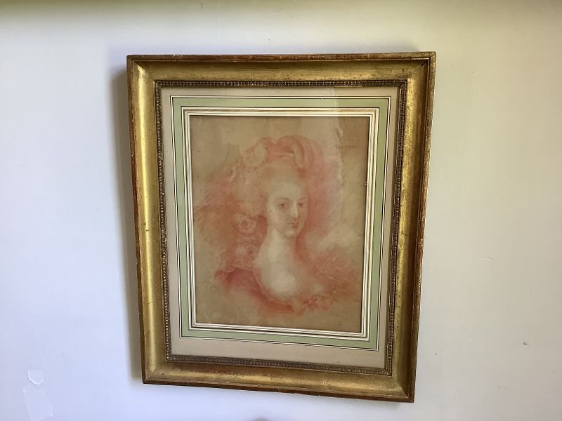Red Chalk Drawing Of Marie-antoinette-photo-2