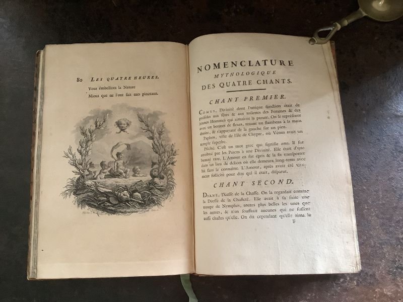 "Les quatre heures de la toilette des dames"    1779   Edition originale-photo-2