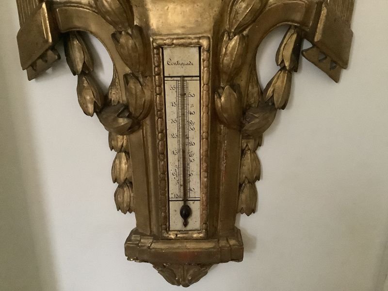 Large Louis XVI Period Barometer-photo-2