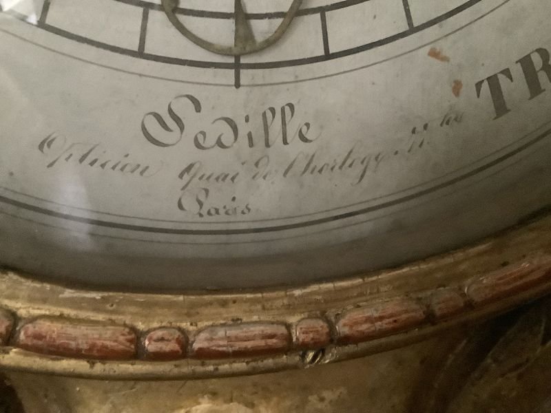 Large Louis XVI Period Barometer-photo-1