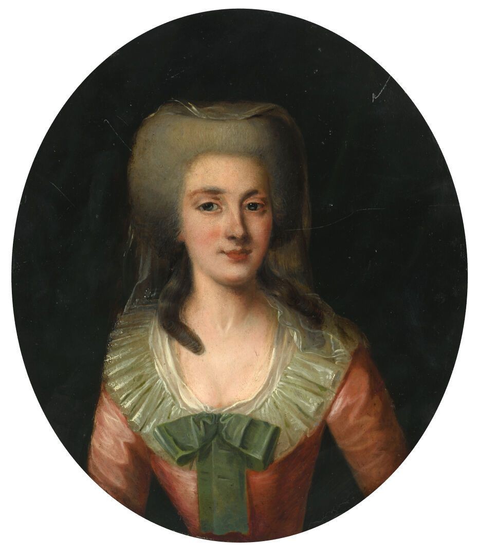 Portrait Of A Lady - Oil On Copper