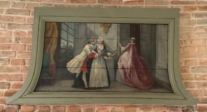 Dessus de porte  de boiserie XVIIIème