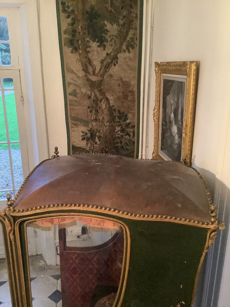 Chaise à porteurs d'époque LOUIS XVI-photo-3