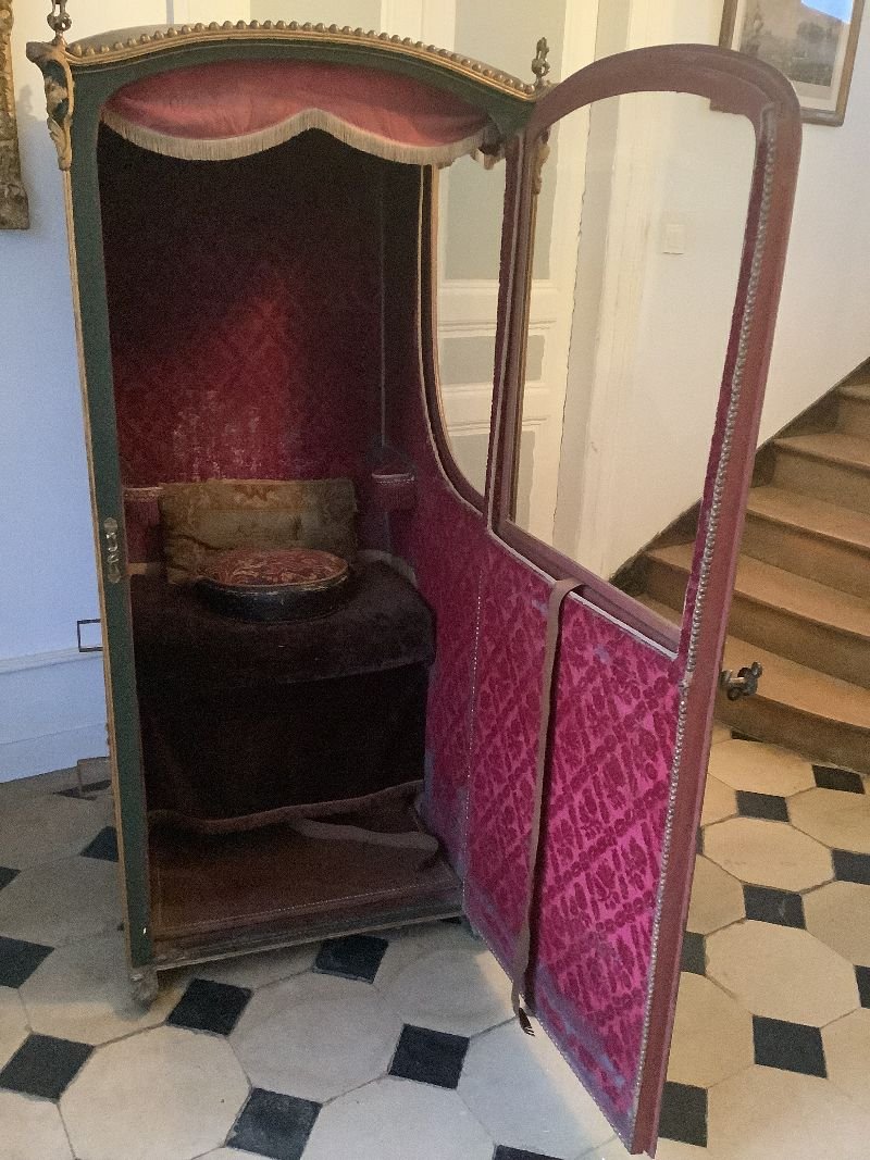 Chaise à porteurs d'époque LOUIS XVI-photo-4