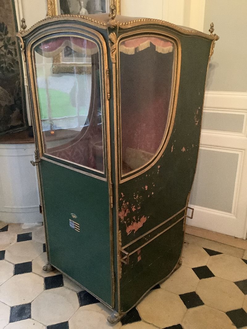 Chaise à porteurs d'époque LOUIS XVI-photo-2